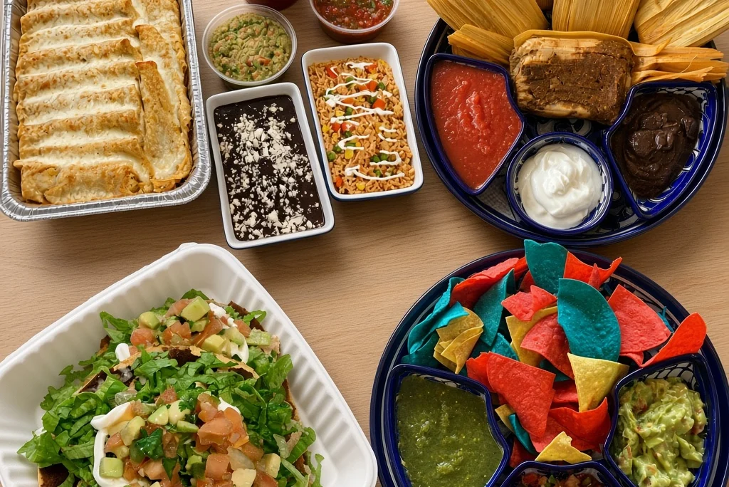 Homemade Mexican dishes from Tres Marias Mexican Food Market in Marda Loop, Calgary