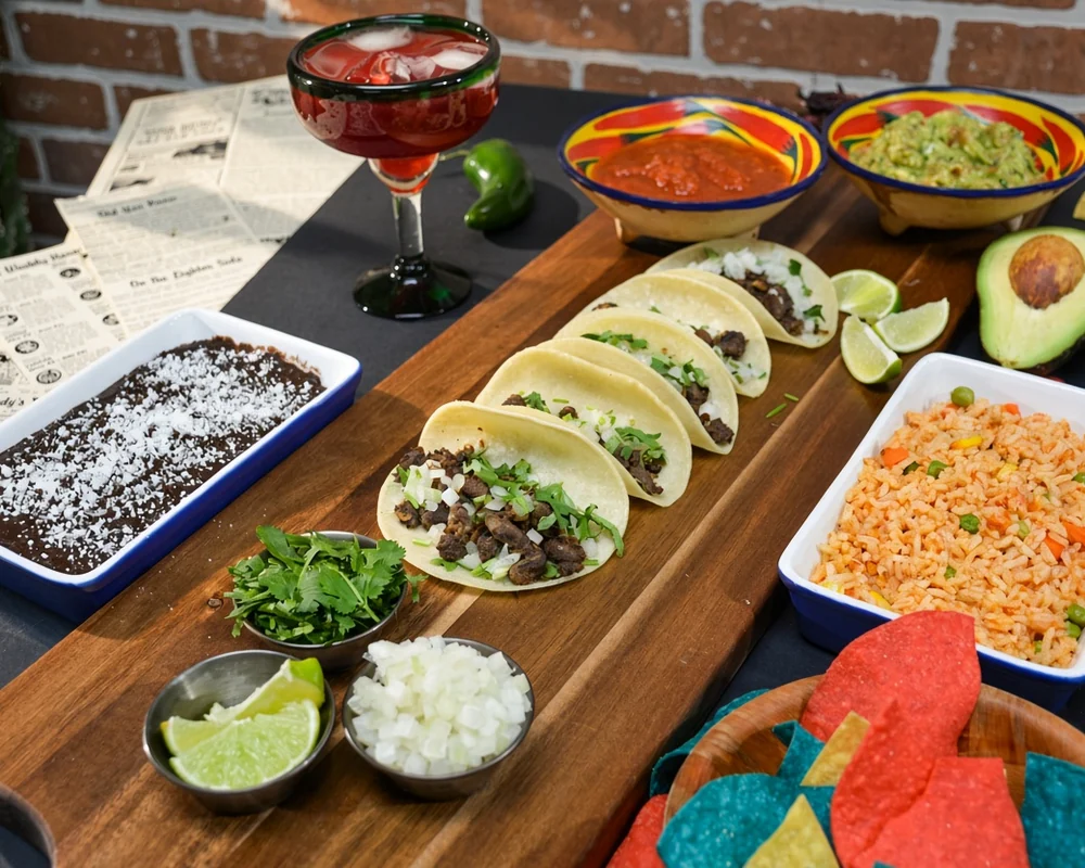 Hot tacos from Tres Marias Mexican Food Market in Calgary, AB